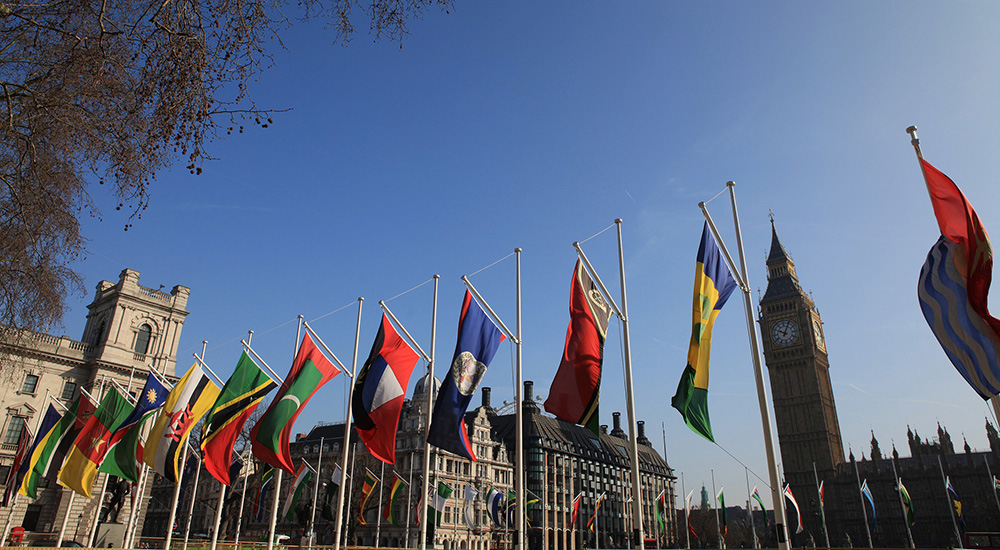 Commonwealth flags