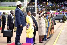President Museveni at official event