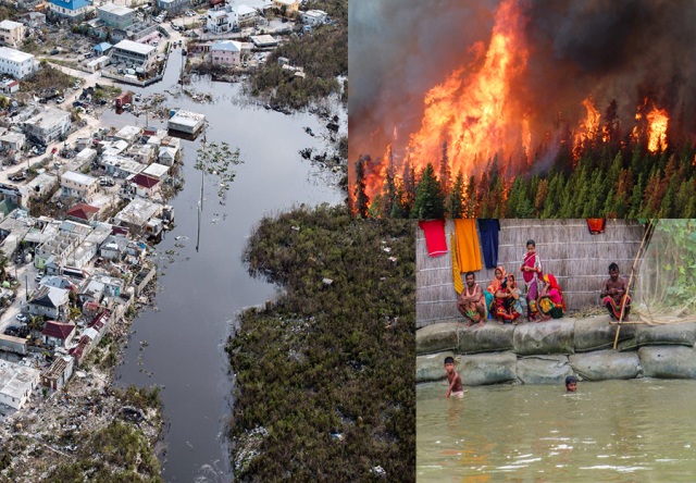 Turks & Caicos damage, wildfire in British Columbia and flooding in Bangladesh