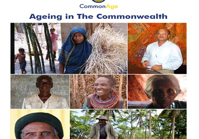 Elderly people from the Commonwealth on age report cover