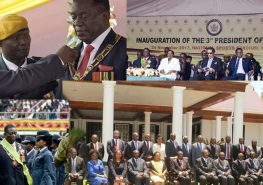 photos from the inauguration of Zimbabwe's president