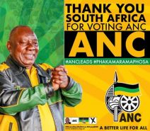 ANC Thank you poster on Facebook