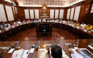 First cabinet meeting of Prime Minister Modi