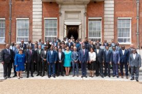 Commonwealth Foreign Ministers outside Marlborough House