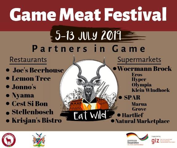 Game meat festival ad Namibia government