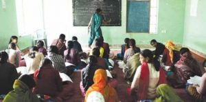 Girls studying at Balika Shivir in Lunkaransar, Bikaner district, Rajasthan - Bernice Wong Plan RCS report