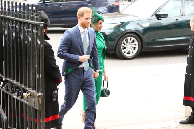 Prince Harry and his wife Meghan