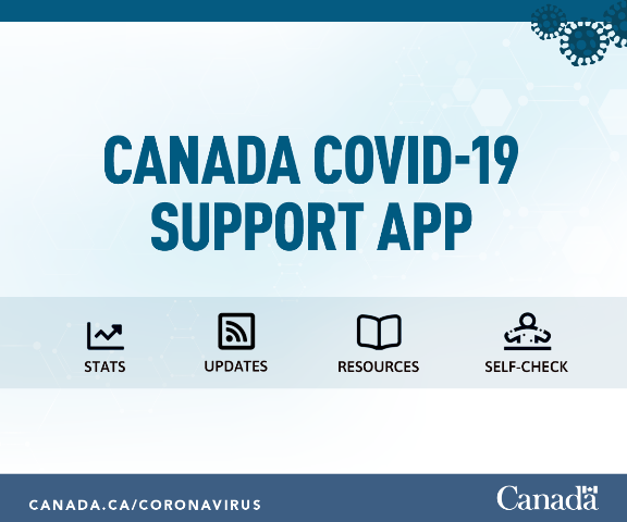 Canada COVID-19 support app information