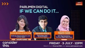 Malaysian digital parliament project page