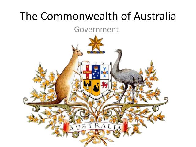 The Australian coat of arms