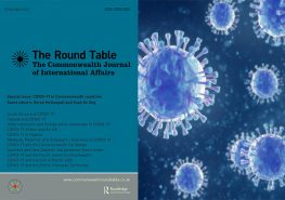 journal cover on coronavirus picture from WHO