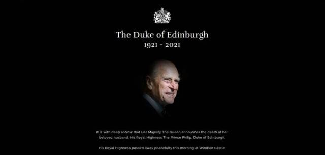 Prince Philip 1921 - 2021