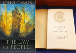 John Rawls' Law of the People and the Commonwealth Charter [sources: Harvard University Press and the Commonwealth Secretariat]