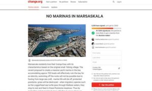 Marsascala Community Action petition page
