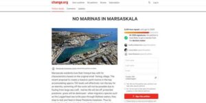 Marsascala Community Action petition page