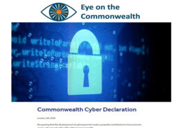 India and internet shutdowns. Commonwealth Cyber Declaration