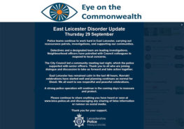 How Leicester’s sectarian clashes became another Hindutva battlefield. Picture: Leicestershire police notice