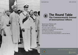 cover of a special edition of the Round Table Journal on Pakistan at 75