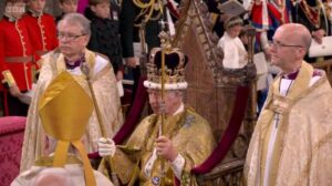 King Charless II at the Coronation