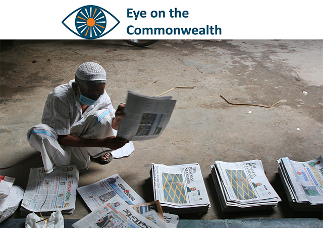 newspaper hawker in Bangaldesh Round table on press freedom in the Commonwealth