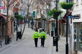 Global Britain, contested spaces, and the UK Overseas Territories – new report published. Photo shows police on the beat in Gibraltar