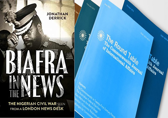 book cover Biafra in the news: the Nigerian Civil War seen from a London news desk - review in The Round Table Journal