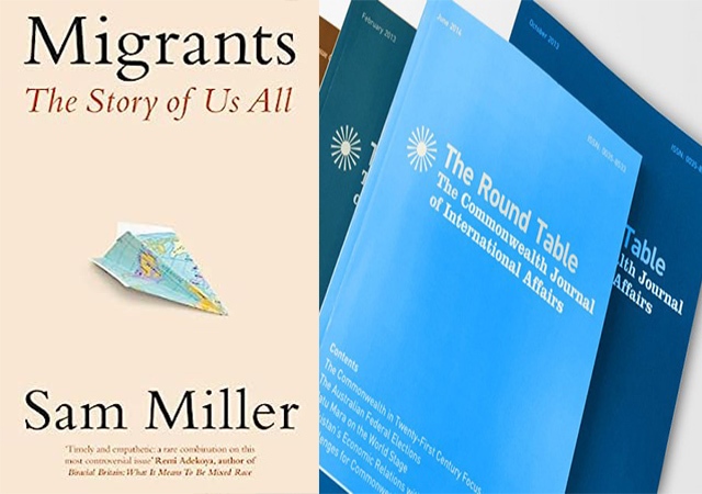 Commonwealth Round Table book review - Migrants: The story of us all. Picture shows book cover