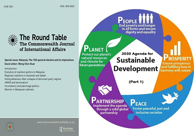 A guarded optimism for sustainability, before and after Malaysia’s GE15. picture shows Commonwealth Round Table journal and SDGs