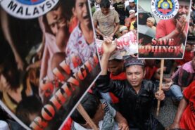 Research Article – ‘#SayNoToRohingya’: A critical study on Malaysians’ amplified resentment towards Rohingya refugees on Twitter during the 2020 COVID-19 crisis. Photo shows Muslim-Rohingya assembly in 2016