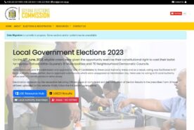 Opinion: “Closing” the March 2020 election saga in Guyana. Photo shows Guyana's Elections Commission (GECOM) website