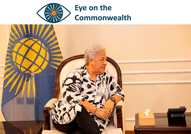 The Prime Minister of Samoa, Fiame Naomi Mata'afa in Rwanda for CHOGM 2022.