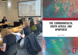 Launch and cover of The Commonwealth and apartheid: Myth and reality