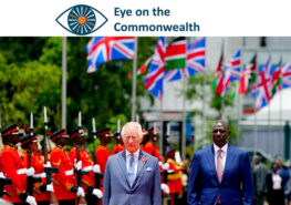King ignores Kenyan calls for apology over UK’s ‘dirty war’ on Mau Mau. Photo shows King Charles III and the President of Kenya, Dr William Ruto, during a wreath laying ceremony
