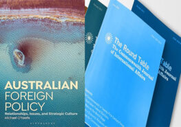 Round Table book review - Australian foreign policy: relationships, issues, and strategic culture. Picture shows book cover