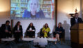 From ‘Climate Barbie’ to “freedom of abuse”: Women in the online spotlight. photo shows panel and keynote speaker