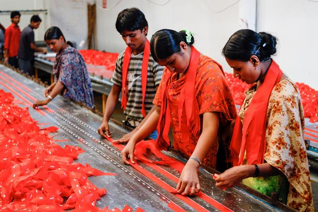 Research Article Climate-induced migration and gender dynamics in Bangladesh: a social constructivist analysis. photo shows clothing factory in Dhaka