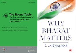 Book Review: Why Bharat Matters. picture shows book and journal cover