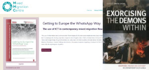 Research Article – Media and migration: Challenging negative perceptions and misinformation. picture shows research book an dpaper