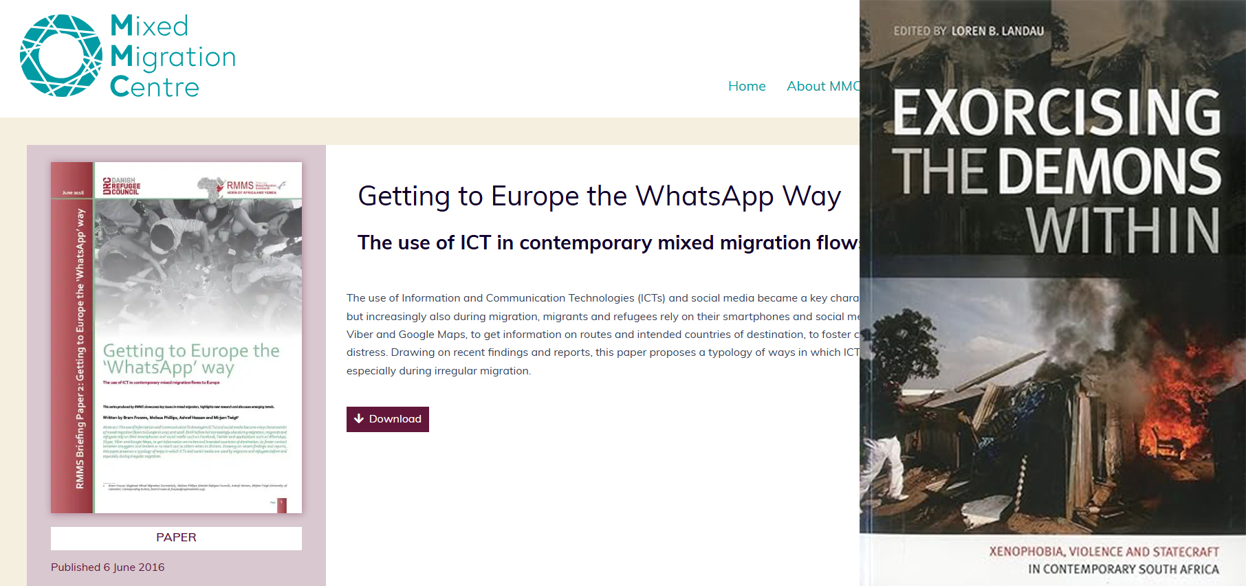 Research Article – Media and migration: Challenging negative perceptions and misinformation