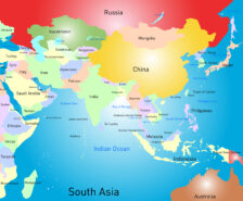 Opinion - Shock to strategy: Trump’s tariffs and trade conflict in South Asian Commonwealth countries. photo shows map of South Asia