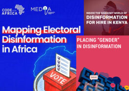 Research Article - ‘Too aggressive’ or ‘slay queens’: Gendered attacks, threats and disinformation in Kenyan elections. montage shows report covers