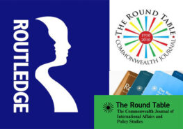 The Peter Lyon Prize 2026. Routledge and Round Table logos and the Round Table journal covers.