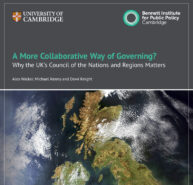 Research Article: A more collaborative way of governing? Lessons from Australia and Canada for the UK’s Council of the Nations and Regions. picture shows PolicyWise booklet cover