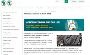 Research Article - The evolution of sustainability in Africa: From colonial exploitation to climate action. picture shows African Development Group website