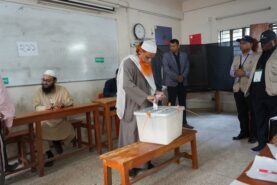 Opinion - Bangladesh election 2026: a report. ComSec picture shows voters and Commonwealth observer team