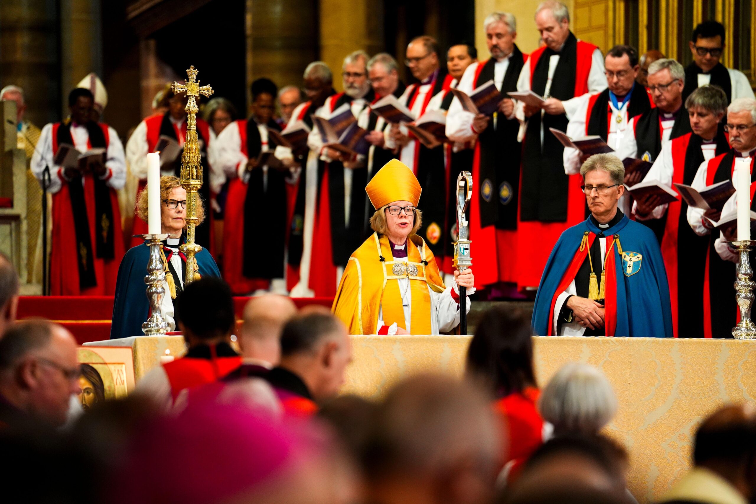 Opinion – Humility and collegiality: Archbishop of Canterbury, Sarah Mullally. photo shows the Archbishop of Canterbury Dame Sarah Mullally delivering her first sermon at the Enthronement Ceremony installing her as the 106th Archbishop