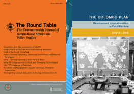 Book Review - The Colombo Plan: Development internationalism in Cold War Asia. picture shows journal and book covers