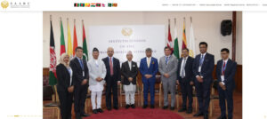 Research Article - Geopolitics and geo-economics of SAARC: How that defines the rise and decline of the regional organisation. picture shows SAARC website