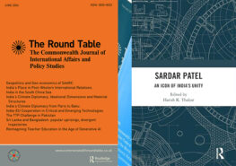 Book Review - Sardar Patel: An icon of India’s unity. picture shows book and journal covers