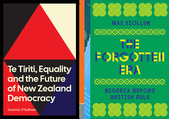 Commonwealth Bookshelf - August. picture shows journal and book covers